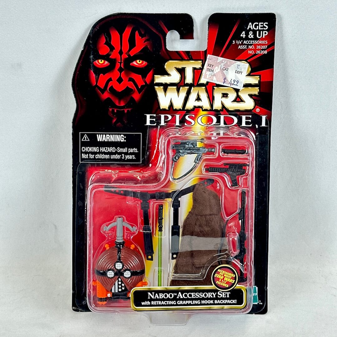 Star Wars Episode I Naboo Accessory Set packaging on a light gray background