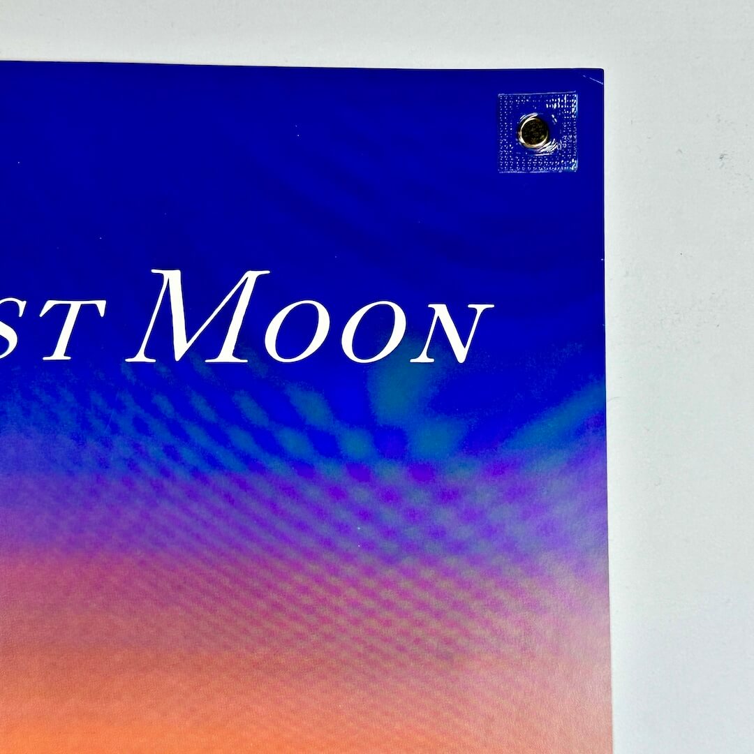 Album cover with 'st Moon' text on a gradient background