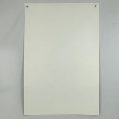 Backside of poster showing no obvious damage. 