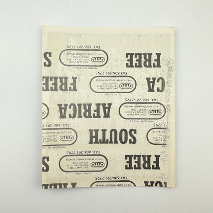 Backside of pass showing intact paper backing and mint condition. 