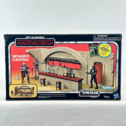 Star Wars playset in its original retail box, featuring image of playset on box with posed action figures. 