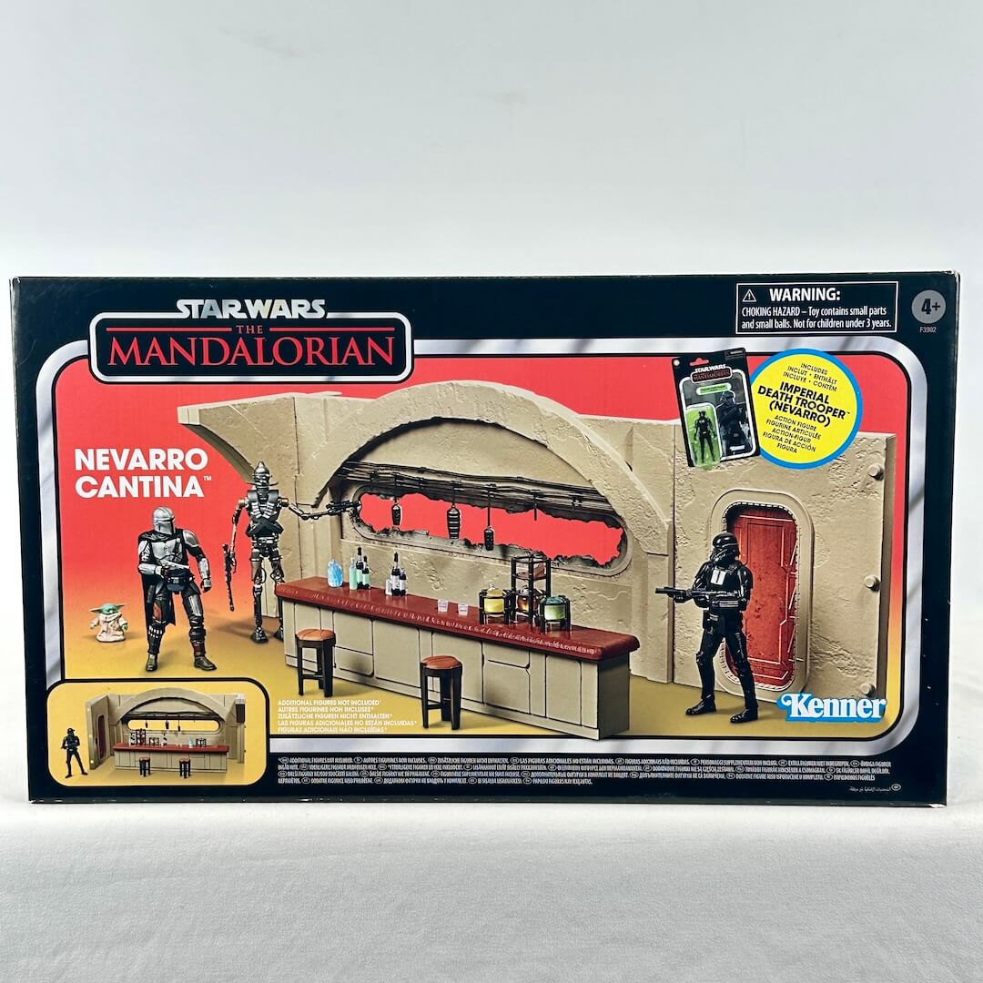Star Wars playset in its original retail box, featuring image of playset on box with posed action figures. 
