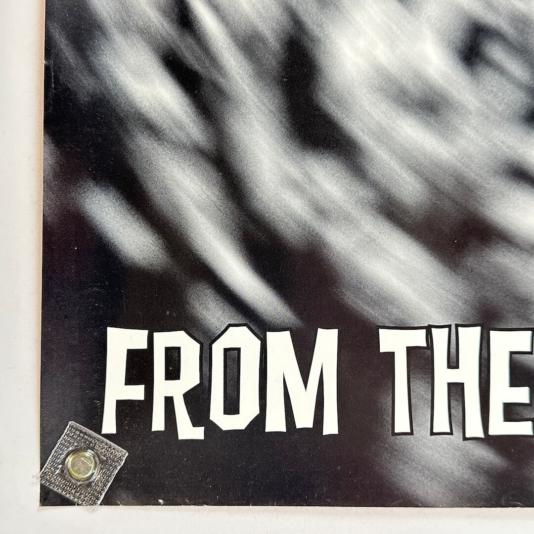 Bottom left corner of poster in good condition. 