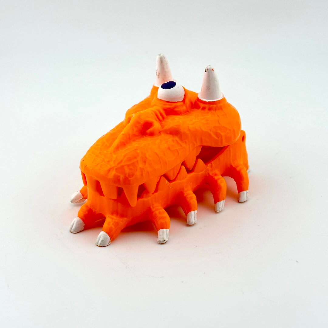 Mini Trap (Orange Cyclops) - 1986 - The Real Ghostbusters