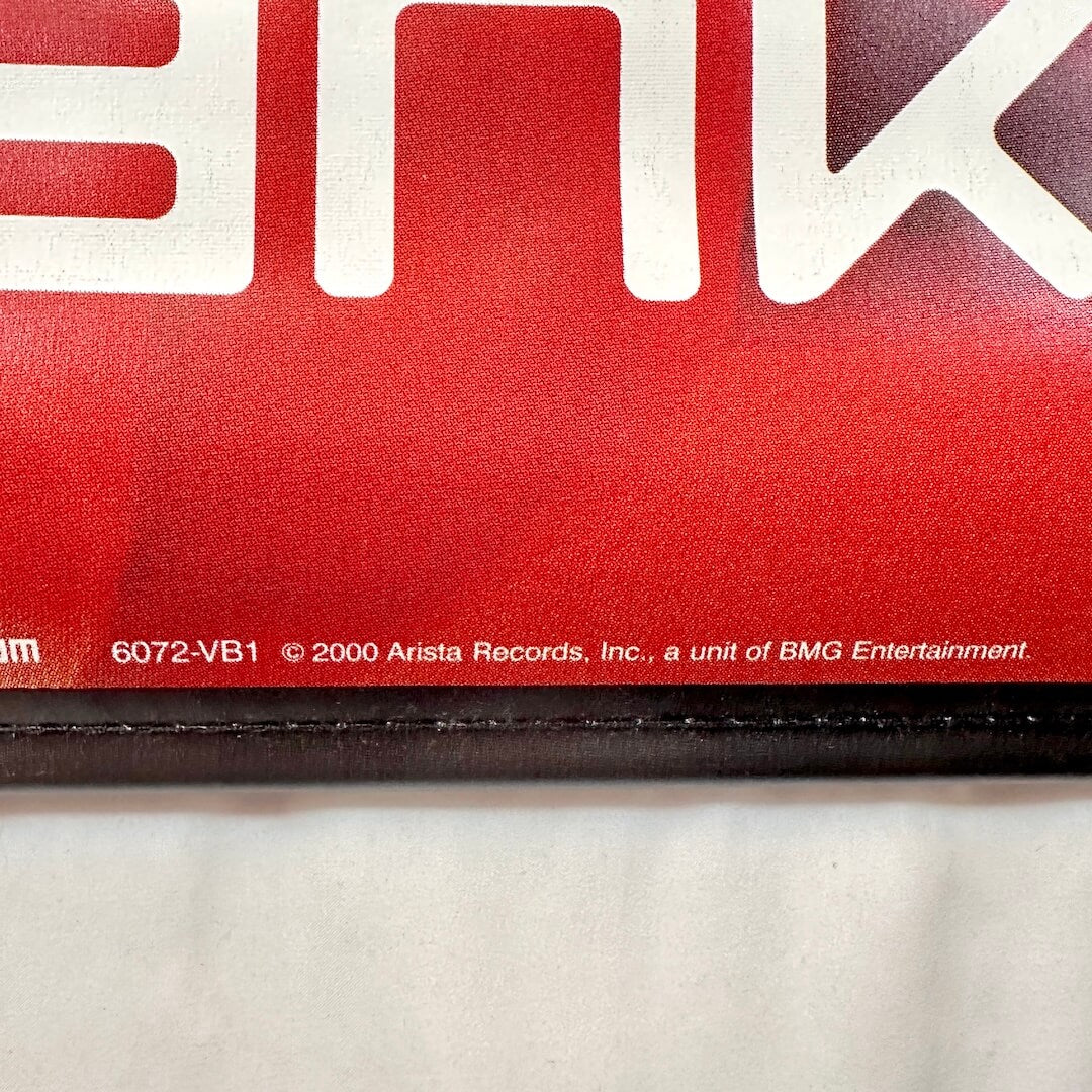 Close up of bottom of banner showing the copyright information.