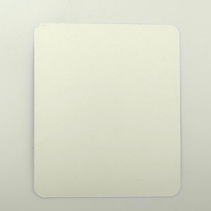 Backside of unused sticker. 