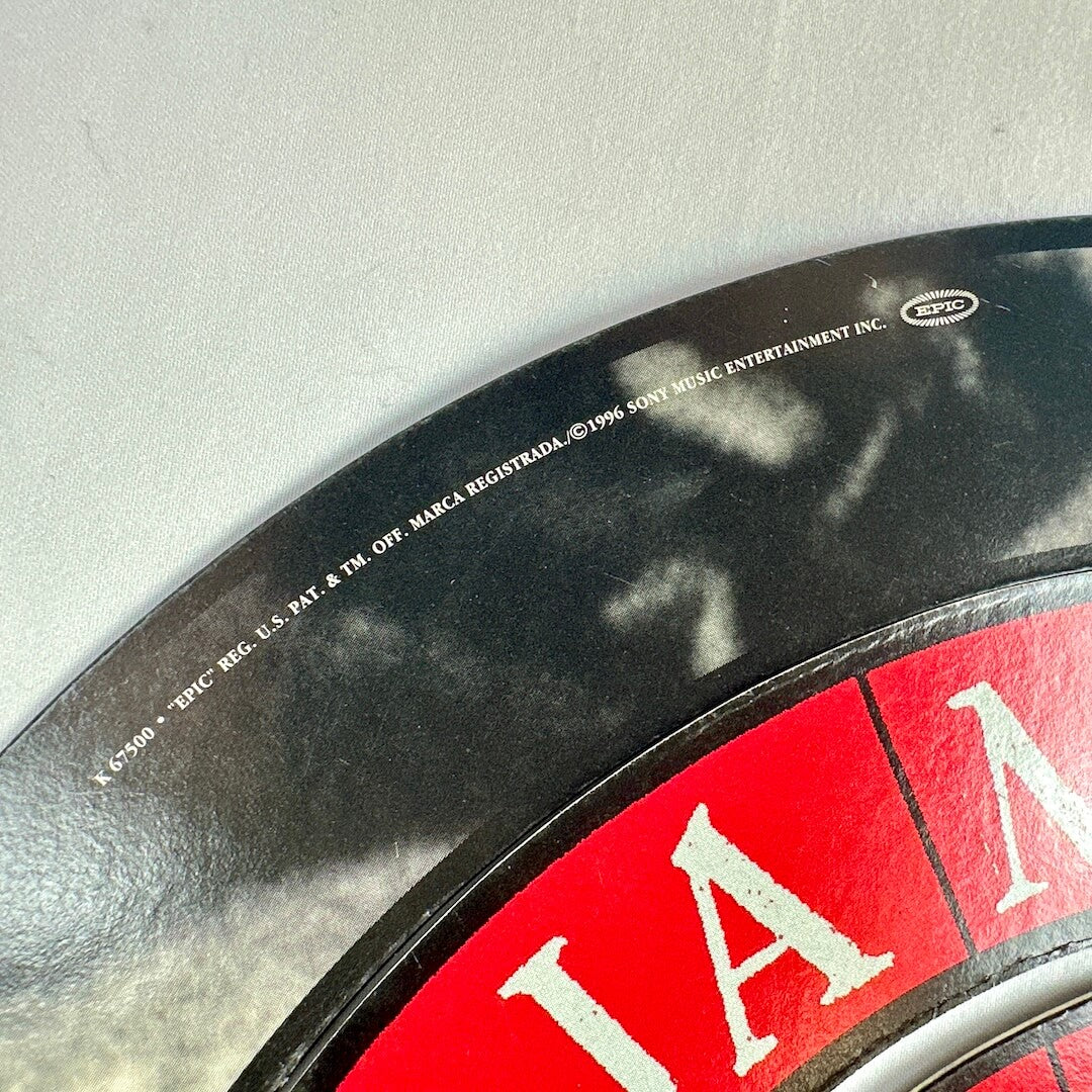 Close-up of copyright and licensing information for promo. 