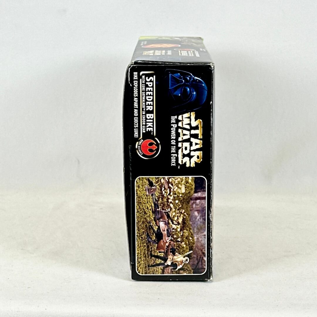Star Wars Speeder Bike toy packaging on a white background