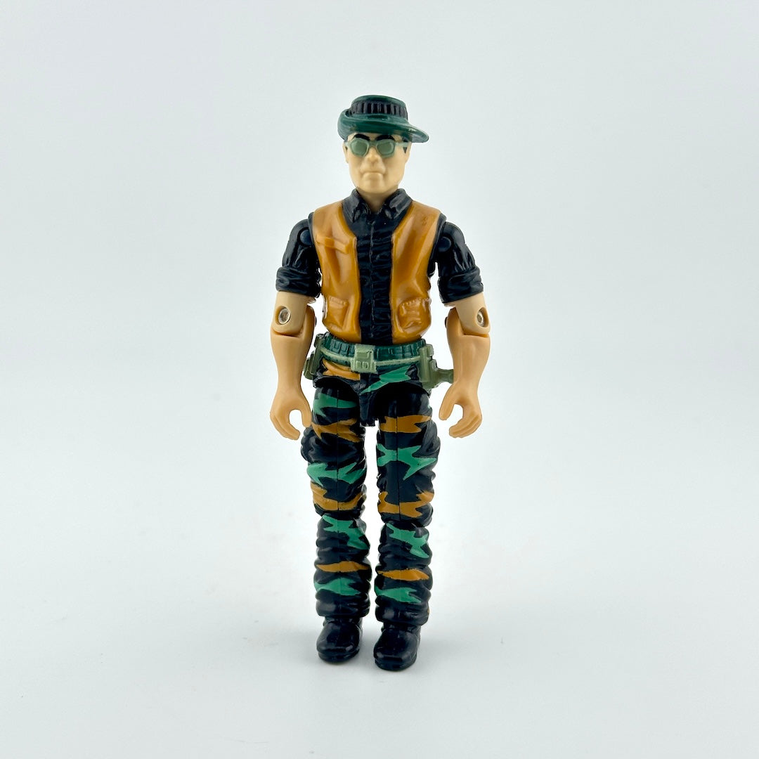 GI Joe action figure against white background.