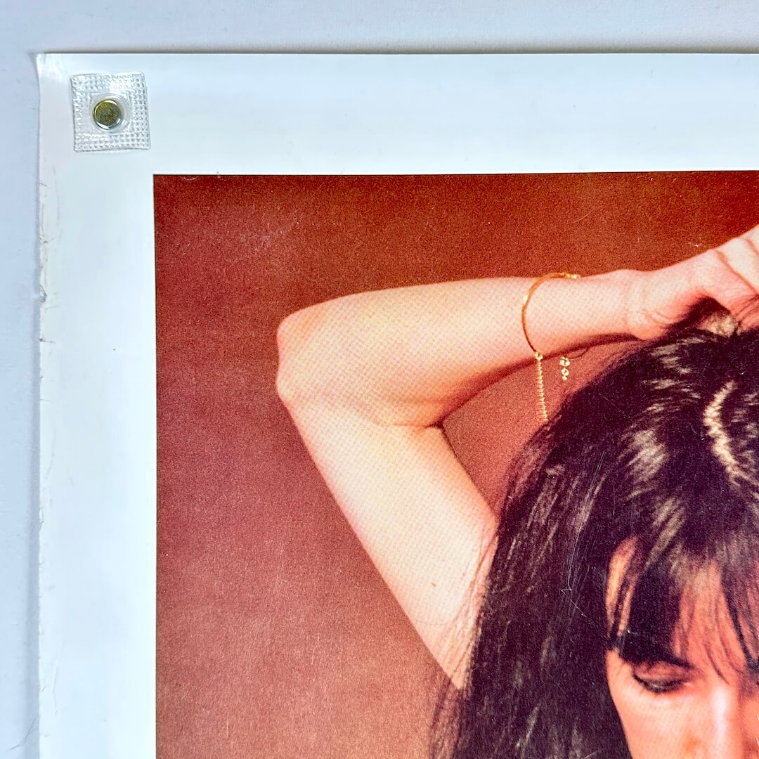 Top left corner with some edge wear