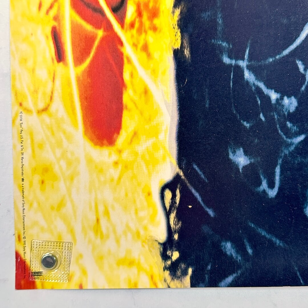 Bottom left corner of poster with copyright info. 