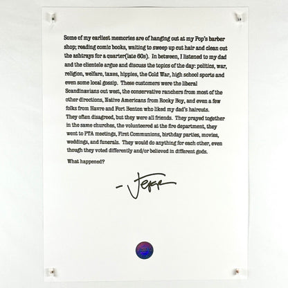 Pearl Jam - 2024 - Missoula, MT - Show Edition by Justin Hampton