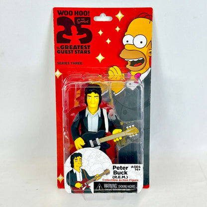 Action figure packaging featuring a character with a guitar, on a white background
