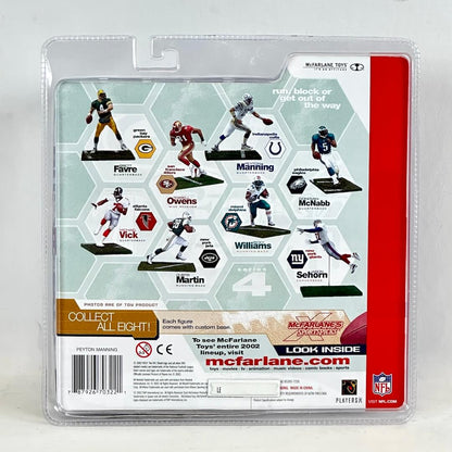 Back of action figure packaging featuring other player illustrations against white background. 