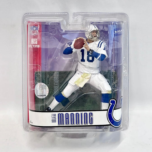 Football player action figure in packaging with NFL branding