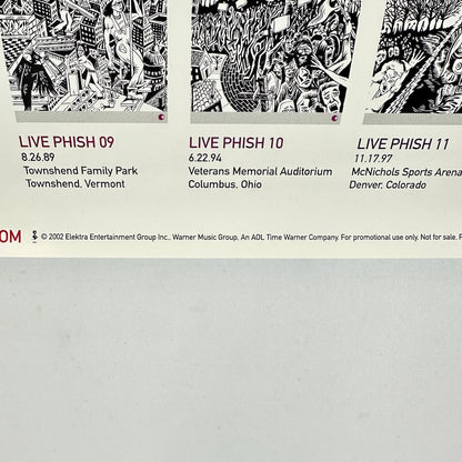Close up of copyright and promo information at bottom center of poster. 