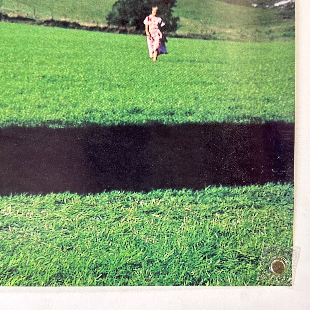 Bottom right corner of poster in good condition. 