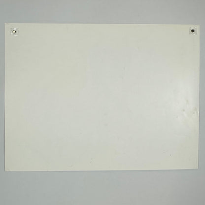 Backside of poster showing some wear to right side. 