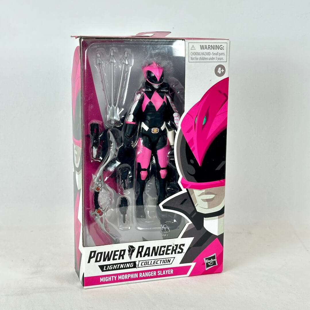Power Rangers Lightning Collection Mighty Morphin Ranger Slayer action figure in its original retail packaging.