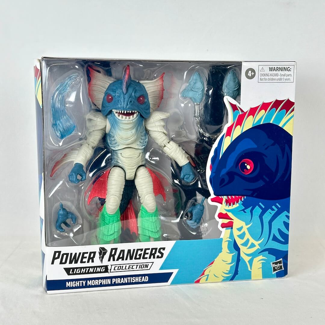 Hasbro Power Rangers Lightning Collection Mighty Morphin Piratishead action figure in its original window box packaging.