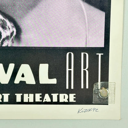 Bottom right corner featuring artist signature and near perfect condition. 