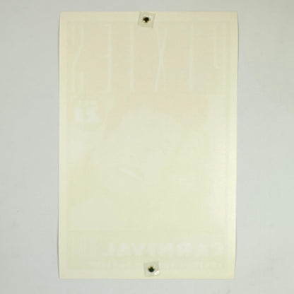 Backside of posters showing no damage and pristine condition. Ghost image of front is visible. 