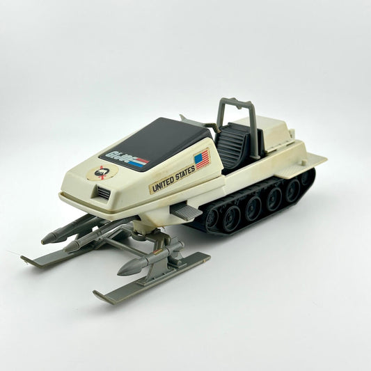 Model of a snowmobile with 'United States' branding on a white background