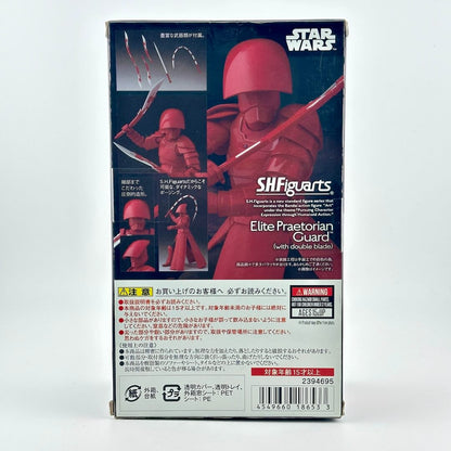 Back panel of Star Wars action figure packaging showing images of character, and product information in Japanese. 