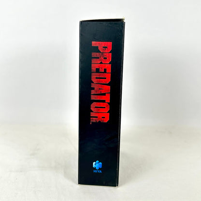 Side view of packaging with "Predator" logo down side and smaller Hiya Toys logo at bottom. 
