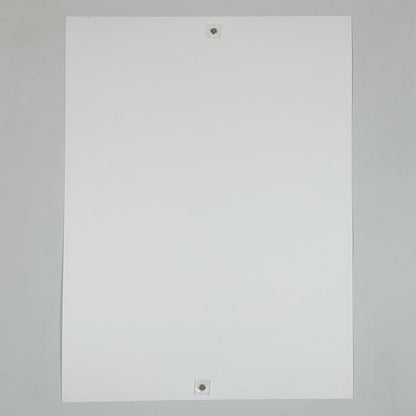 Backside of poster to show no damage and pristine condition. 