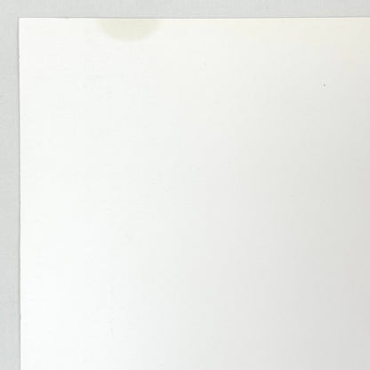 Top left corner of reverse side showing small stain to poster. 