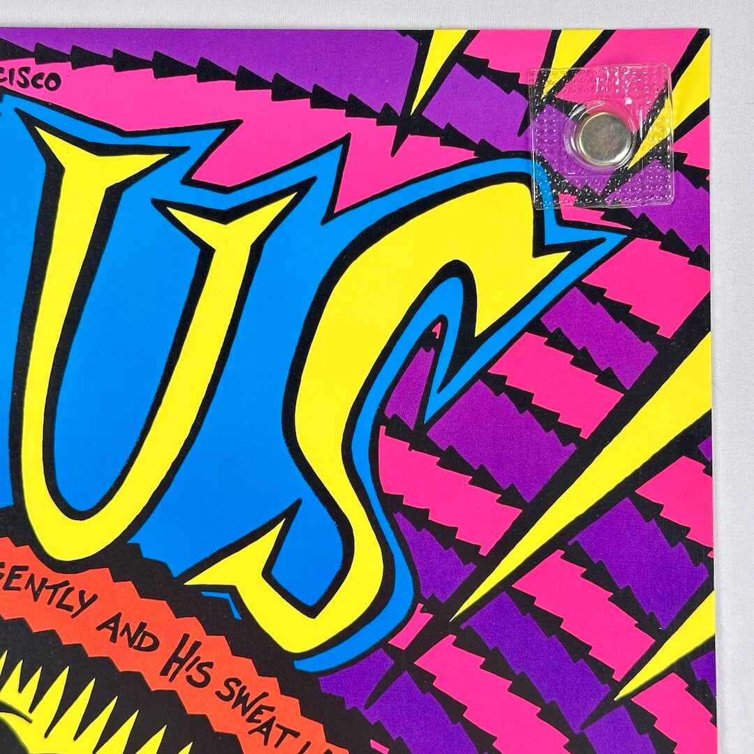 Top right corner of poster in perfect condition. 