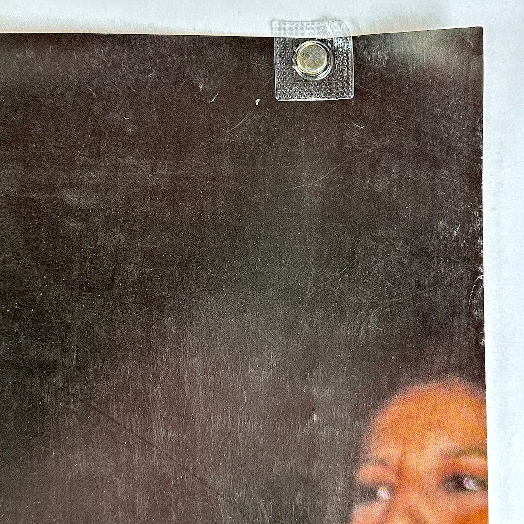 Top right corner with light scratches