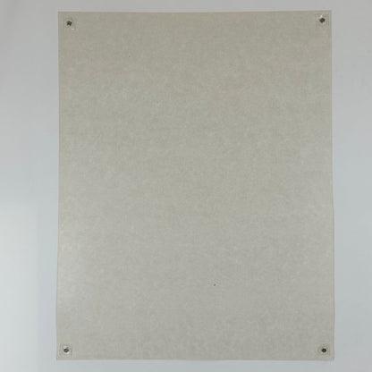 Backside of poster to show textured paper and no visible damage. 