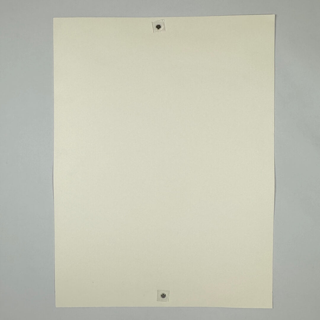 Backside of poster showing no damage to face, corner or edges. 