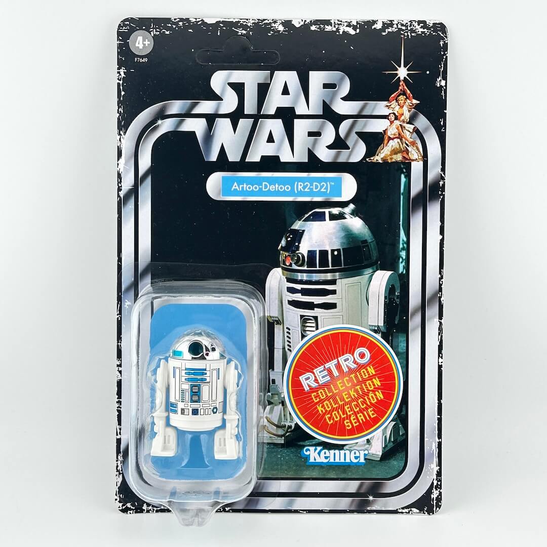 Star Wars Retro Collection action figure in original blister packaging with vintage-style card back.