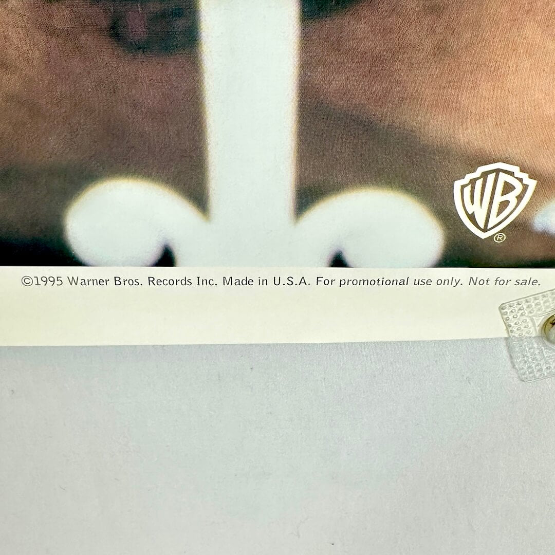 Close up of copyright and promo information at bottom right corner. 
