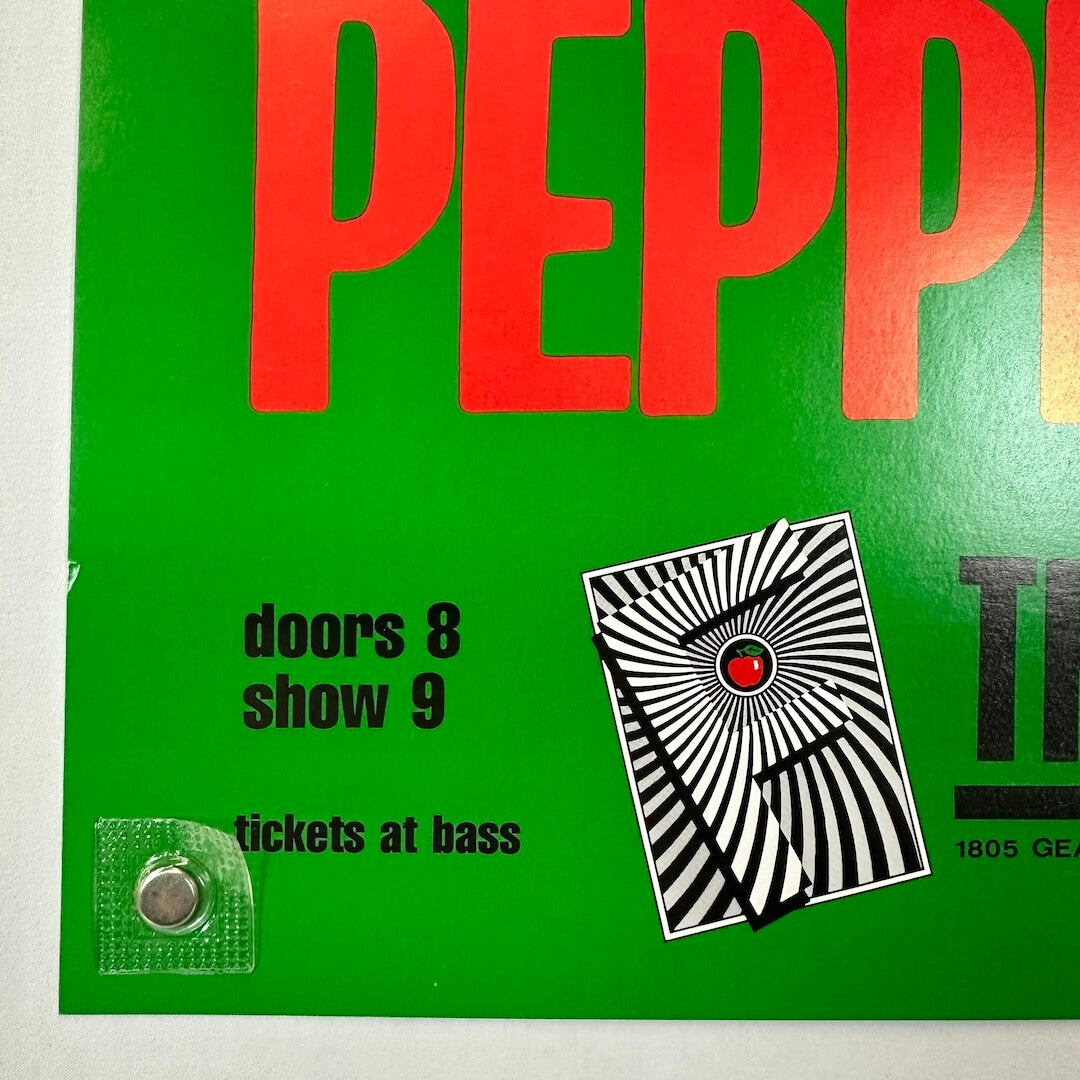 Bottom left corner of poster in mint condition. 