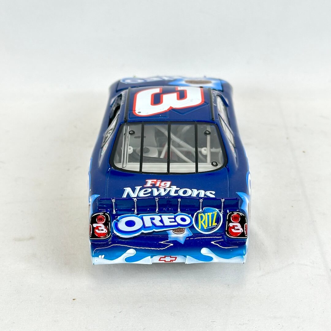 Model car with Fig Newtons, Oreo, and Ritz branding on a white background