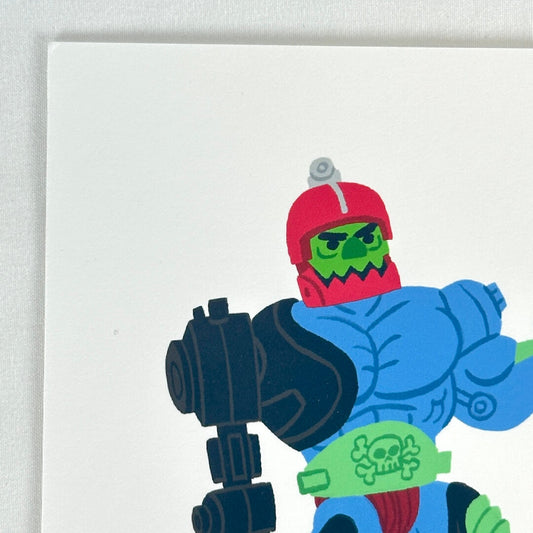 Upper left corner of print with no damage.