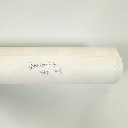 Rolled poster to show artist name in pen on back. 