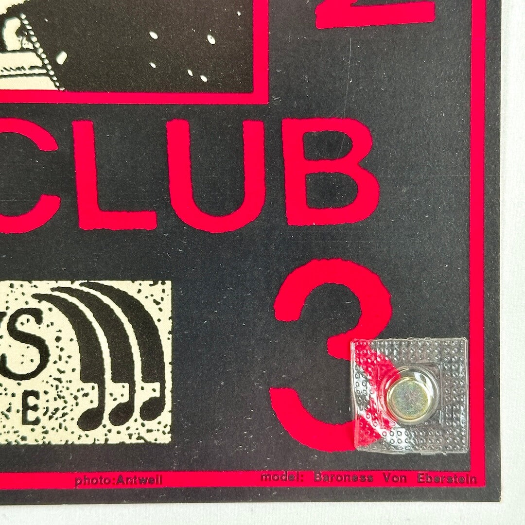 Bottom right corner of poster in perfect condition. 