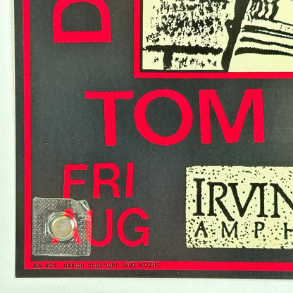 Bottom left corner of poster in perfect condition. 