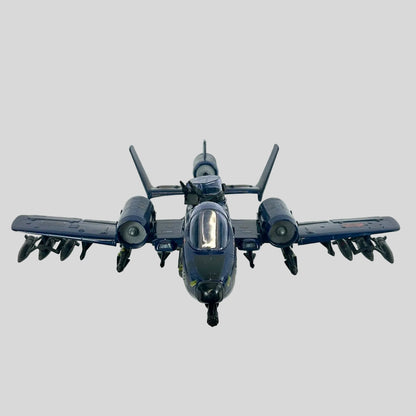 Model of a military aircraft on a white background