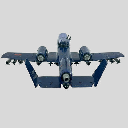 Model airplane on a white background