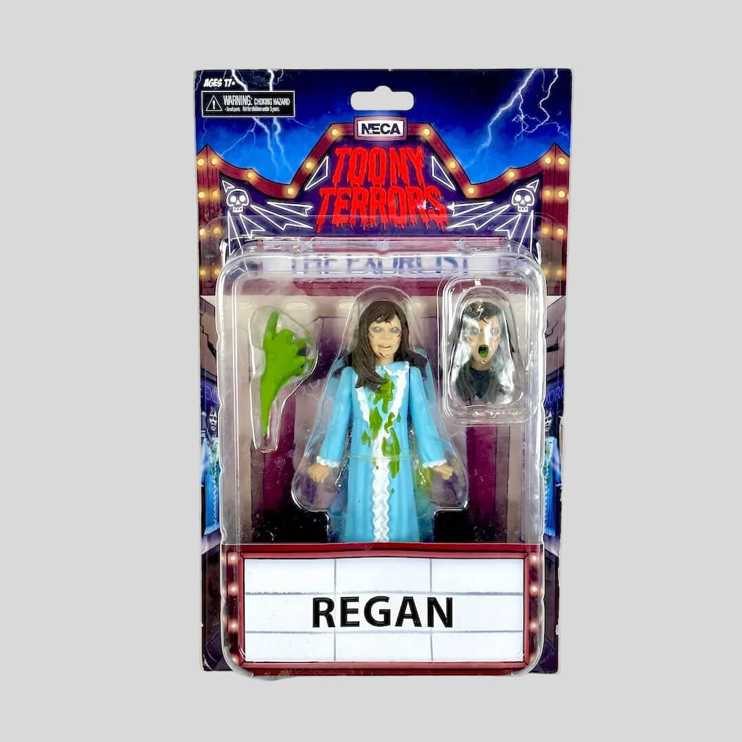 Action figure in packaging with 'Neca Toony Terrors' branding on a white background