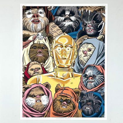 Return of the Jedi - 2022 - Art Print by Justin Morales