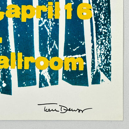 Bottom right corner with black signature. 