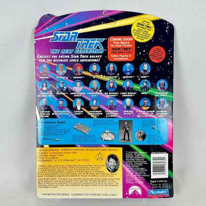 Star Trek toy packaging with character illustrations and branding