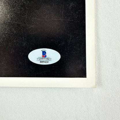 Bottom right corner of poster with Beckett sticker and good edges. 